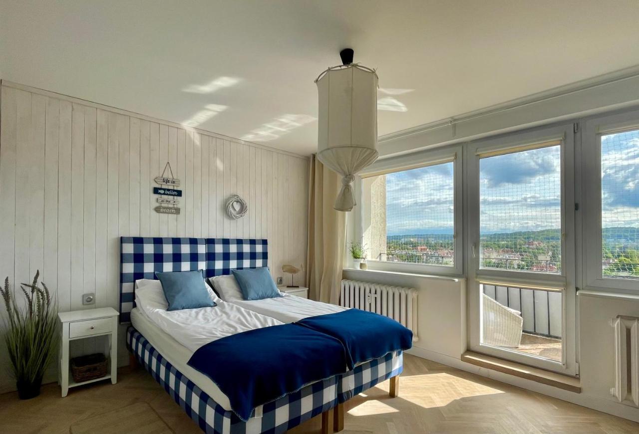 Marina Z Widokiem Na Morze Appartamento Sopot Esterno foto